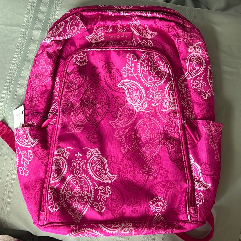 Vera Bradley Laptop Backpack (Stamped Paisley)